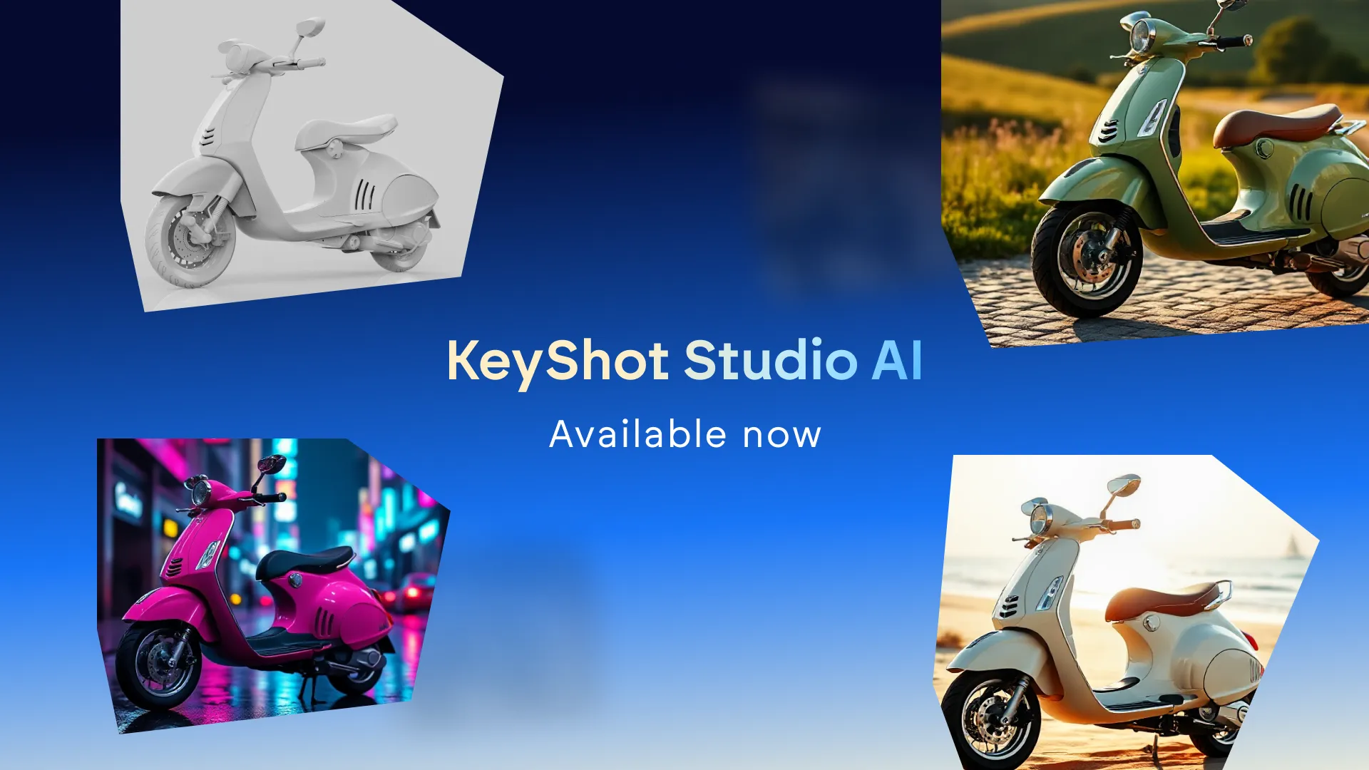 Llega la inteligencia artificial a KeyShot Studio: descubre la nueva generación del render creativo.